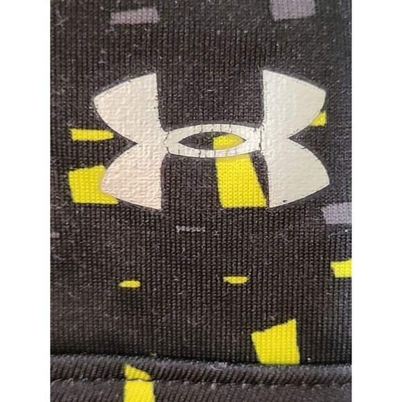 Under Armour Pullover Women's Medium Printed Black Fitted Coldgear 1/2 Zip Run - Picture 4 of 5